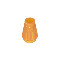 MOC PARTS Model GDS-606 NOSE CONE SMALL 1X1 compatible with lego 4589 6188 59900 64288 children\'s toys Assembles Building Blocks