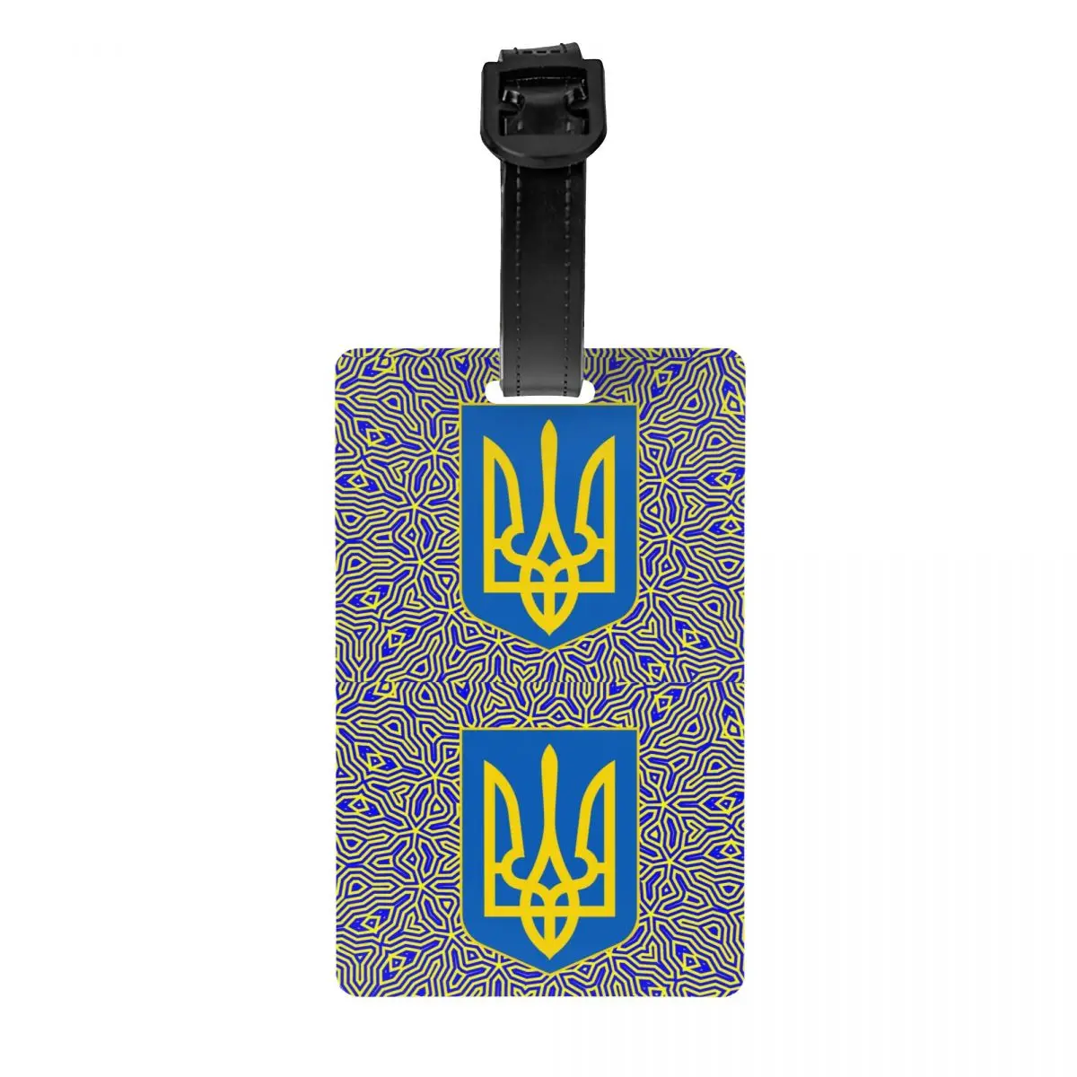 Ukraine Feel-Étiquette de bagage, 21e blason, sac de voyage, valise, couverture de confidentialité, étiquette d'identification