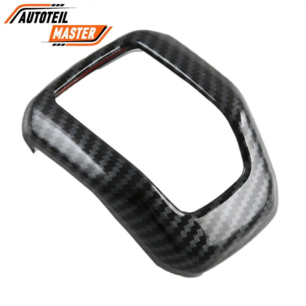 

Углеродное волокно ABS, автомобильная ручка переключения передач, накладка на головку, наклейка для Ford Transit 2023, левый руль