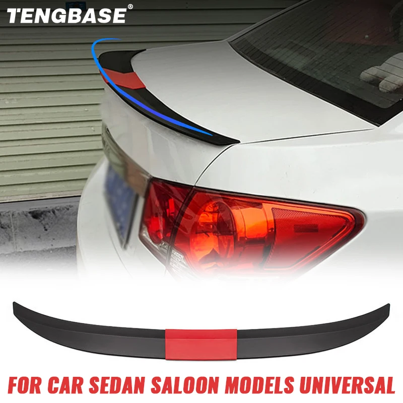 

Auto ABS Sedan Roof Spoiler Universal Extension Airfoil Trunk Rear Wing DIY Adjustable Length Car Accessories Tuning