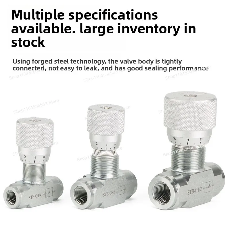 STU STB Hydraulic Cylinder Motor Throttle Valve, Speed Control Valve, Control Valve