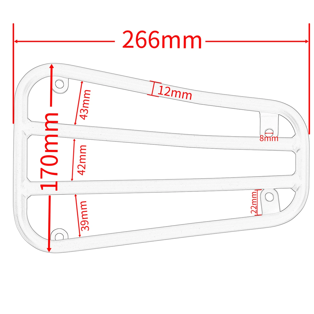 2016 Sprint150 Luggage Carrier Front Cargo Rack Stand Holder for Vespa Sprint Primavera 125 150 2014-2021 Motorcycle Accessories