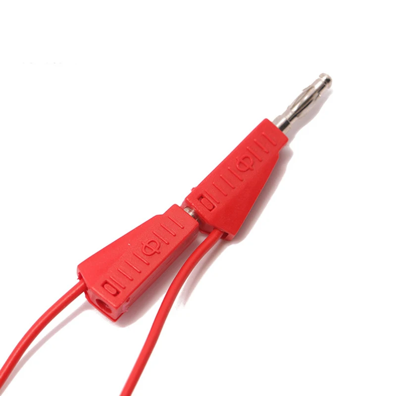Multi Colored 4mm Banana Plug Teaching Instrument Welding Type Tail Stackable Pe Plastic Shell Joint B5