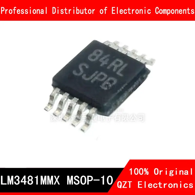 주식 정품 SJPB MSOP-10, LM3481MMX MSOP LM3481 LM3481MM, 로트당 10 개