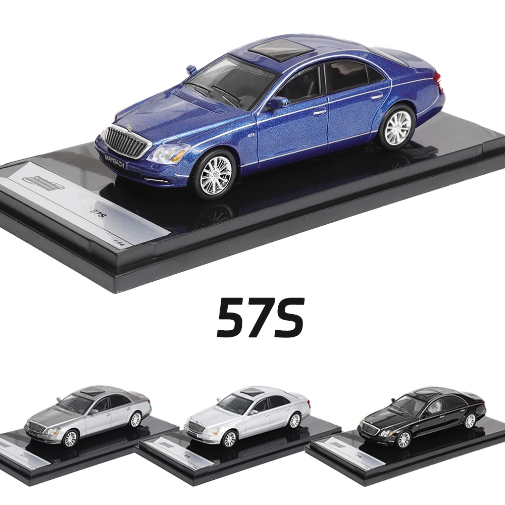 

DCT 1/64 модель автомобиля 57S Роскошный седан, литая под давлением коллекция автомобилей, игрушечная станция, автомобиль в подарок для взрослых с витриной