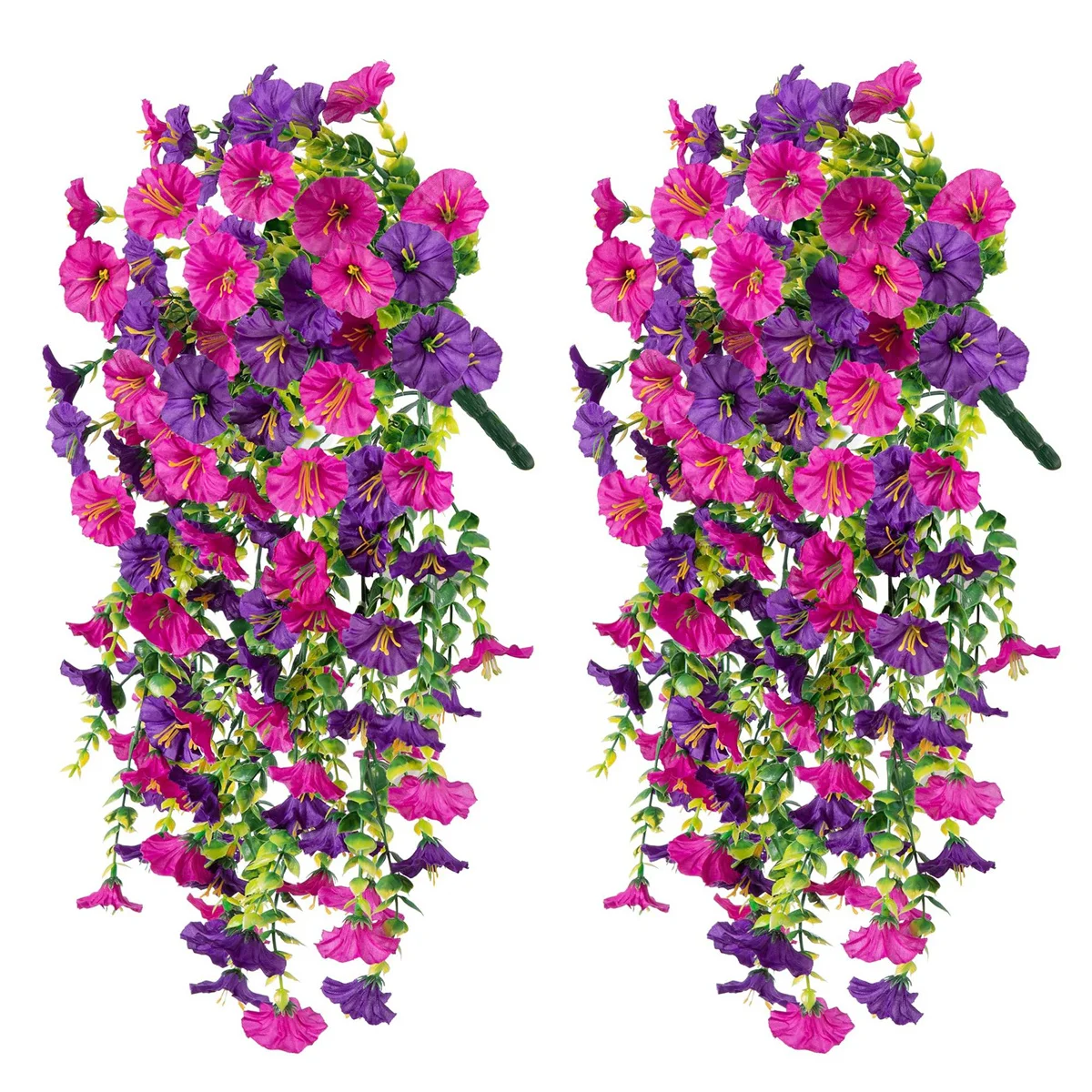 Simulation eucalyptus morning glory wall hanging artificial green plant home outdoor door garden wedding decoration