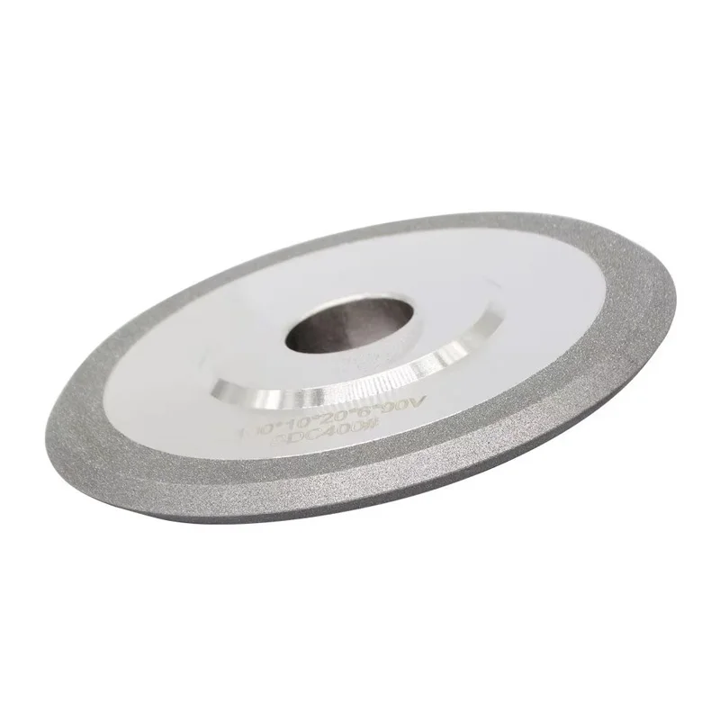 Dia100mm Diamond Double Bevel Grinding Wheel 45 60 90 Degrees Abrasive Disc for Grinding Alloy Tungsten Steel Milling Cutter