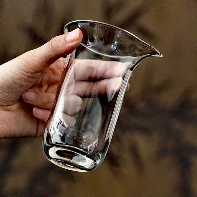 Japanese 150ml Clear Heat Resistant Glass Fair Cup Tea Pitcher Tea Ceremony Tea Server Chahai Tea Cup Kung Fu Tea Set