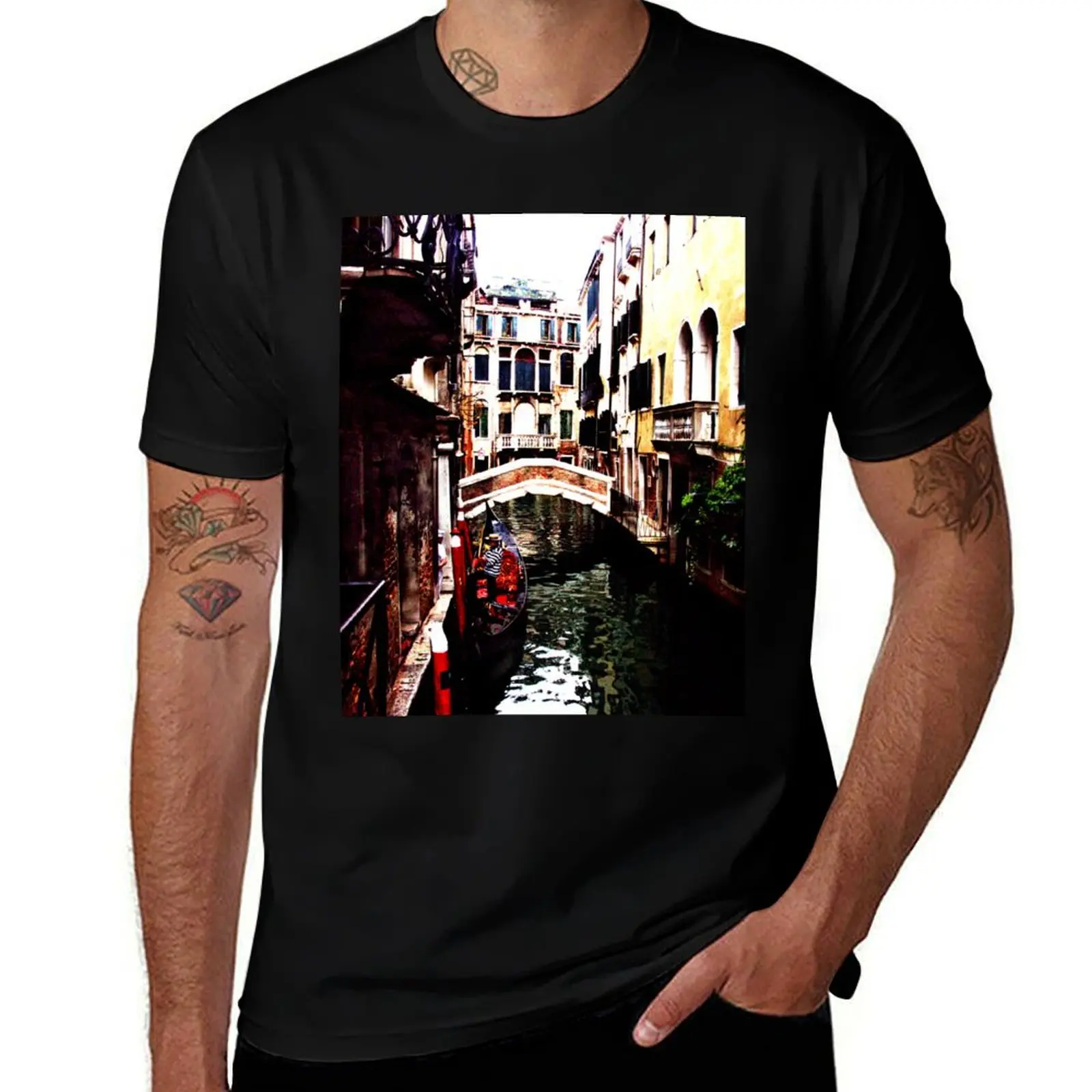 

T-Shirt t cotton man shirt t Venice 100% t cotton shirts shirts graphic mens