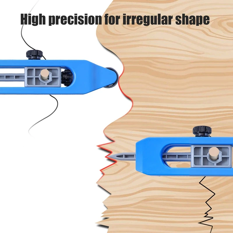 A81M Alat Pengukur Kontur Baru, Duplikator Bentuk Tidak Beraturan Pengukur Kontur dengan Kunci, Pengukur Bentuk Garis Besar