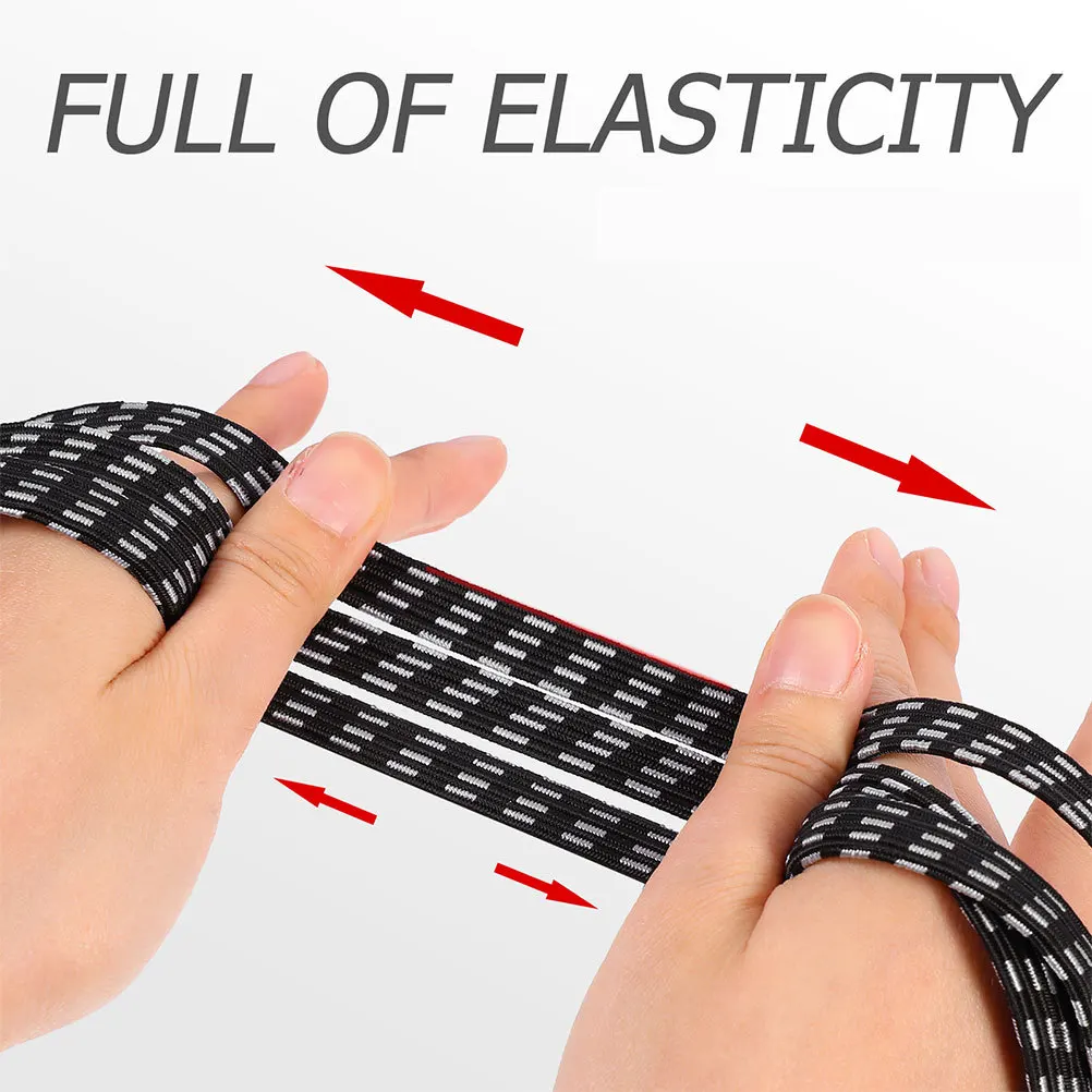 4 قطعة أشرطة بنجي للدراجة العالمية لتثبيت الأمتعة، بناء PP قوي، عقد ثابت على دراجة هوائية جبلية، دراجة نارية قابلة للتعديل #4