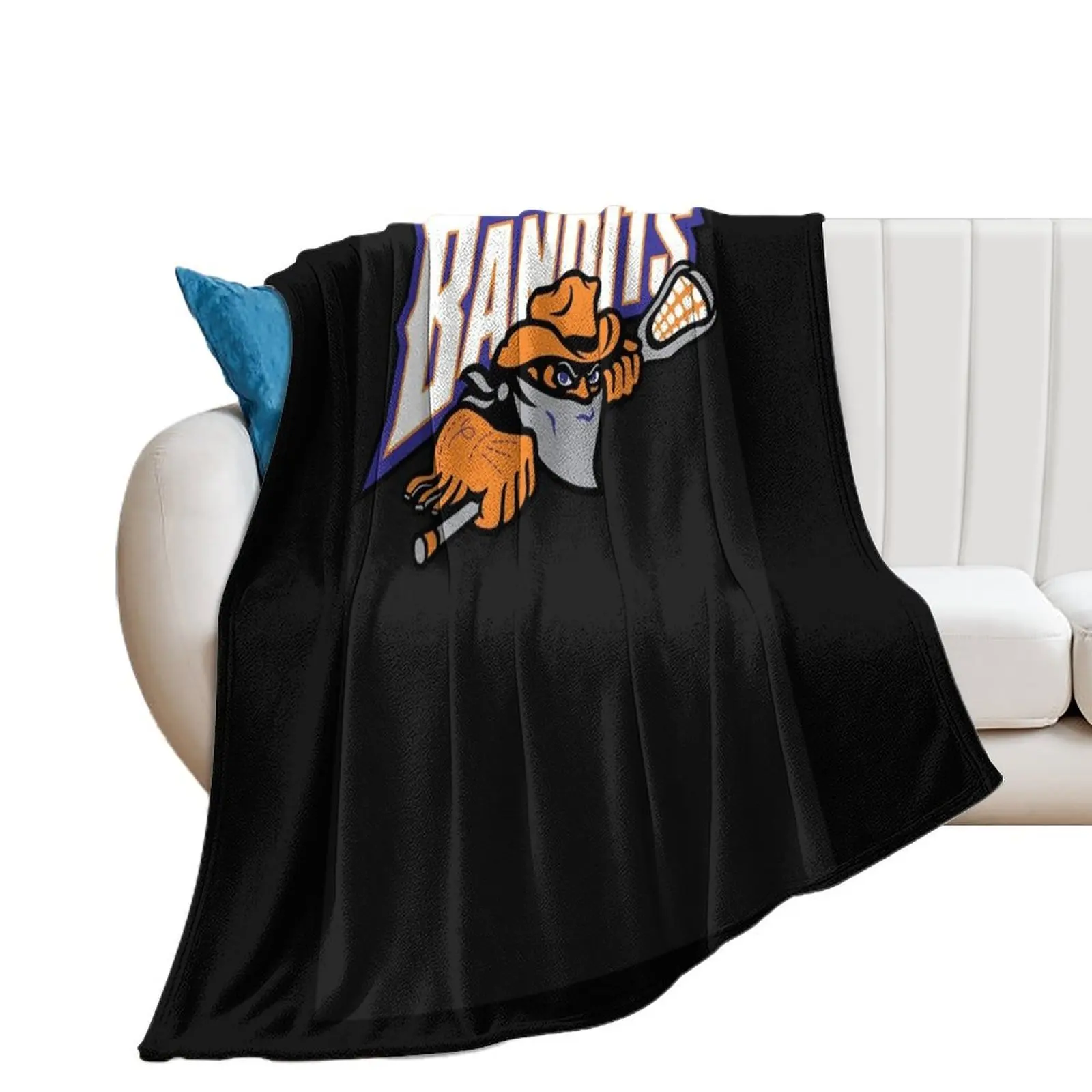 Buffalo bandits Poster Throw Blanket Beach Designers Vintage Decoratives Blankets