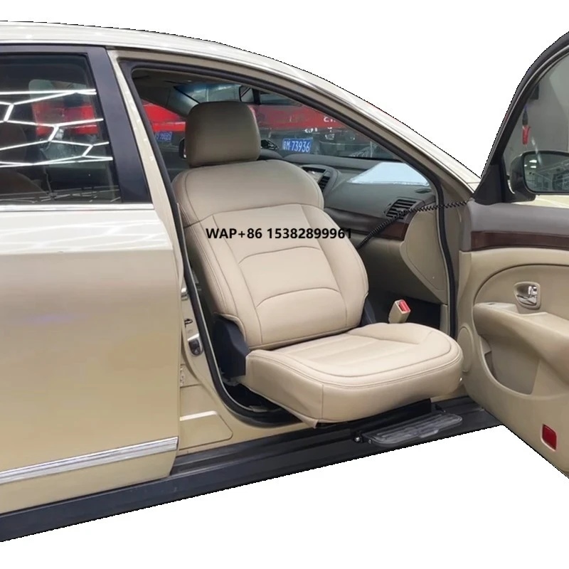 E-Mark Certified Electric Swivel Leather Universal Car Seats 150kg Load Capacity Accessible Lifting Transfer Modified Car