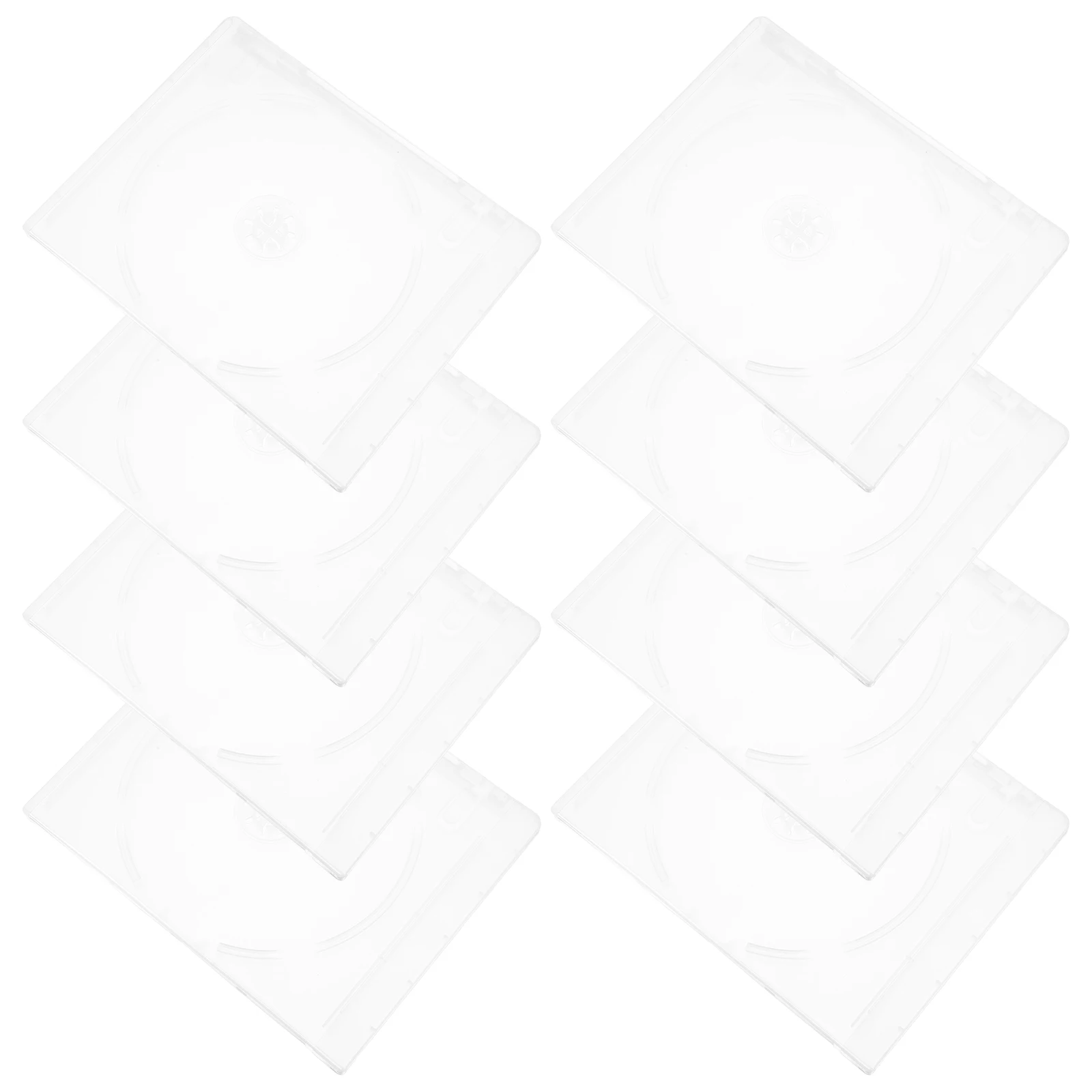 

Storage Boxes with Lids CD Case Blank Vinyl Record Cover Wallet Transparent Holder Organizer