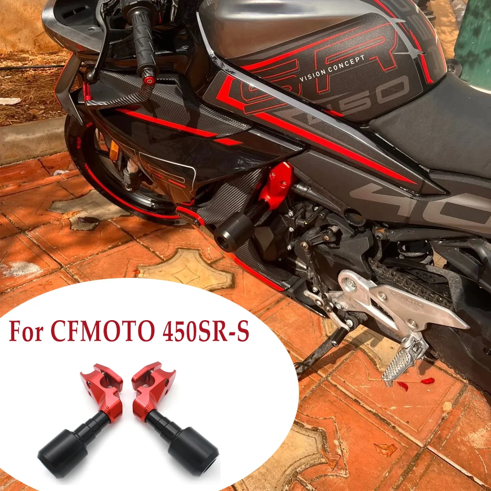 

2024 450SR-S Accessories For CFMOTO 450SRS 450SR Engine Protection Cover Frame Sliders Crash Pad Falling Protector Guard 450SR-S