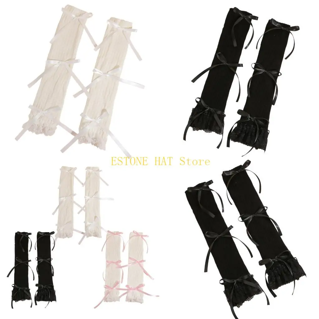 49mf-comfortable-acrylic-arm-sleeves-with-lace-trim-stacked-design-warm-and-soft-for-daily-use