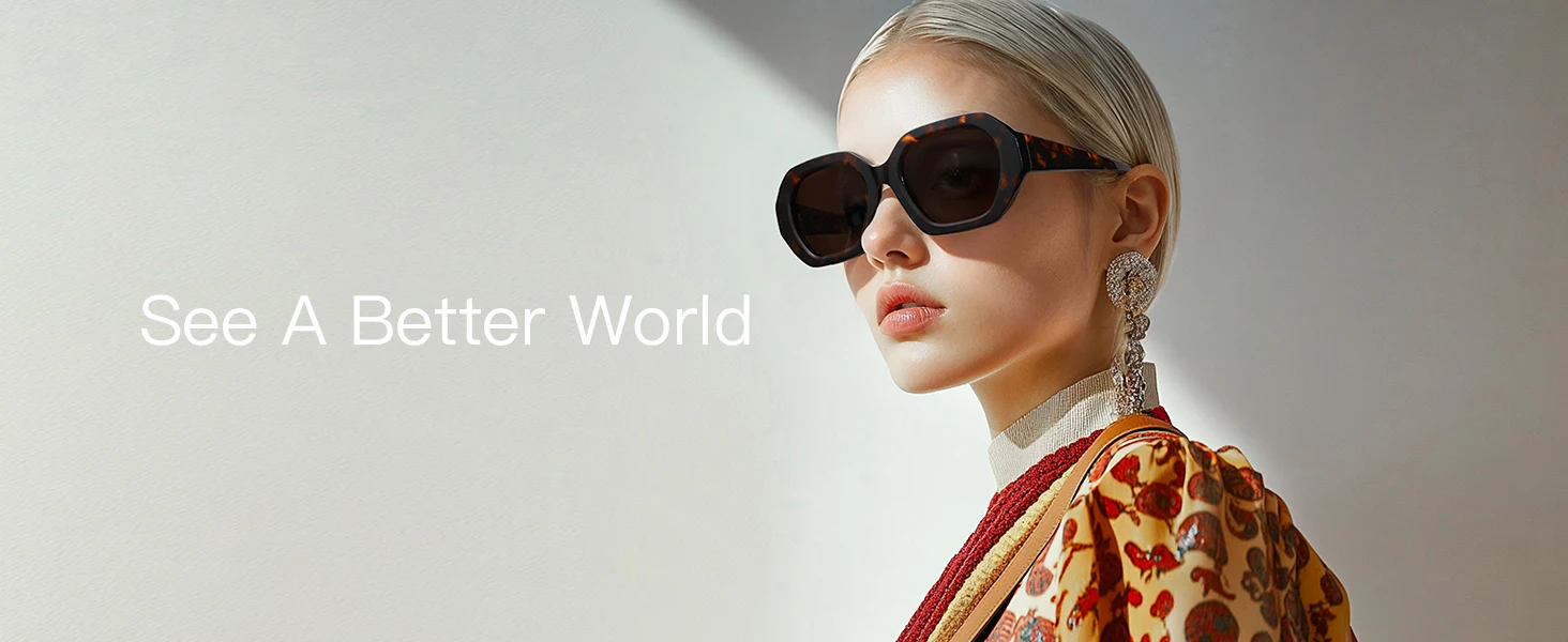 ZENOTTIC Damen-Sonnenbrille, handgefertigt, Acetat-Schmetterling, polarisiert, UV400-Schutz, quadratische Sonnenbrille, Geschenk für den Urlaub – Detail 1