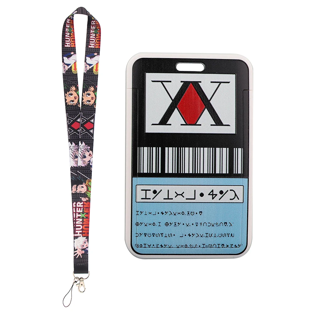 Credential Holder Anime Neck Strap Keychain Lanyard Credit Card Holders DIY Hanging Rope Keyring Accessories Gifts