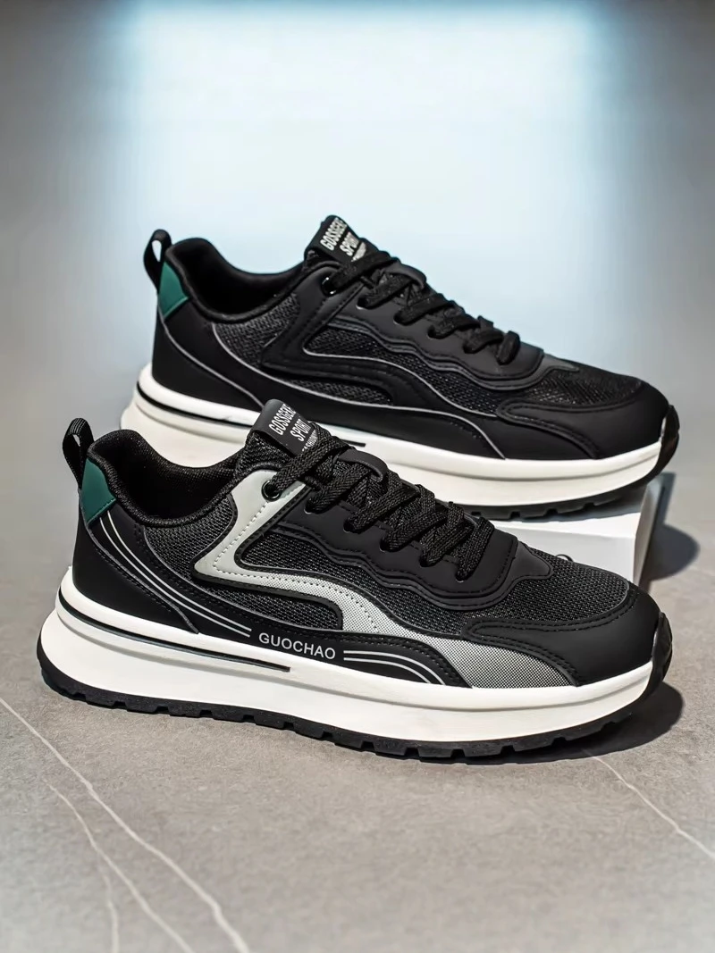 

Pu'er Agan Men's Shoes 2026 New Summer Youth Mesh Sports Shoes Casual Running Heightening Dad Trendy Shoes Breathable Lightwe...