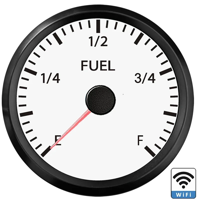 l # For Voltage signal 52mm WiFi Fuel Gauge Electrical Fuel Level Meter Compatible with all Capacitive fuel level sensor