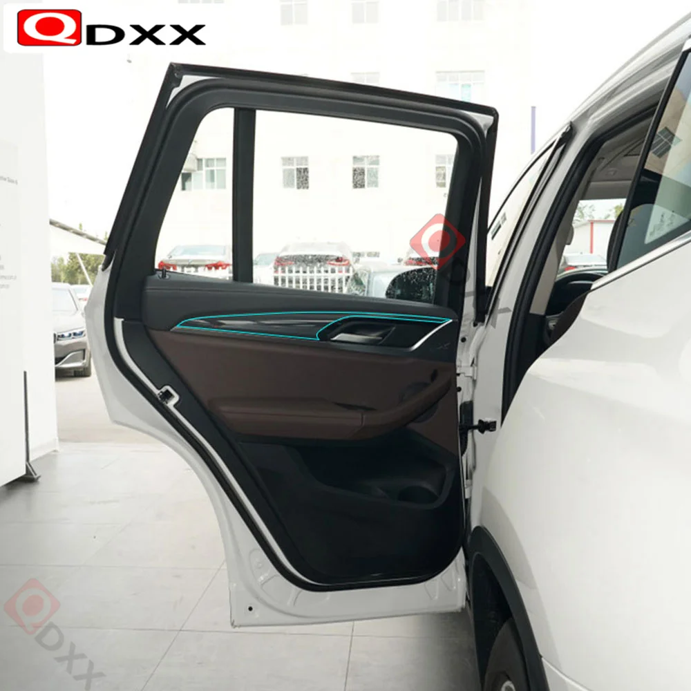 Invisible Center Console Gear Shift Knob Interior Trim TPU Protective Film Sticker for BMW X3 G01 2018 Car Styling Accessories