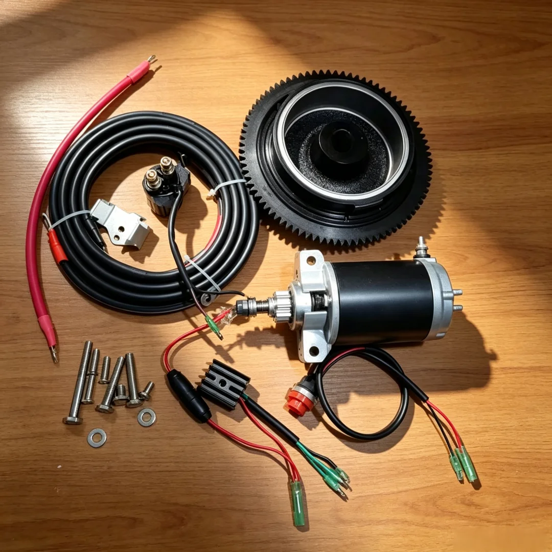 Kit de arranque eléctrico de m - Outboard Motor 4 Stroke 15Hp reseña y precio