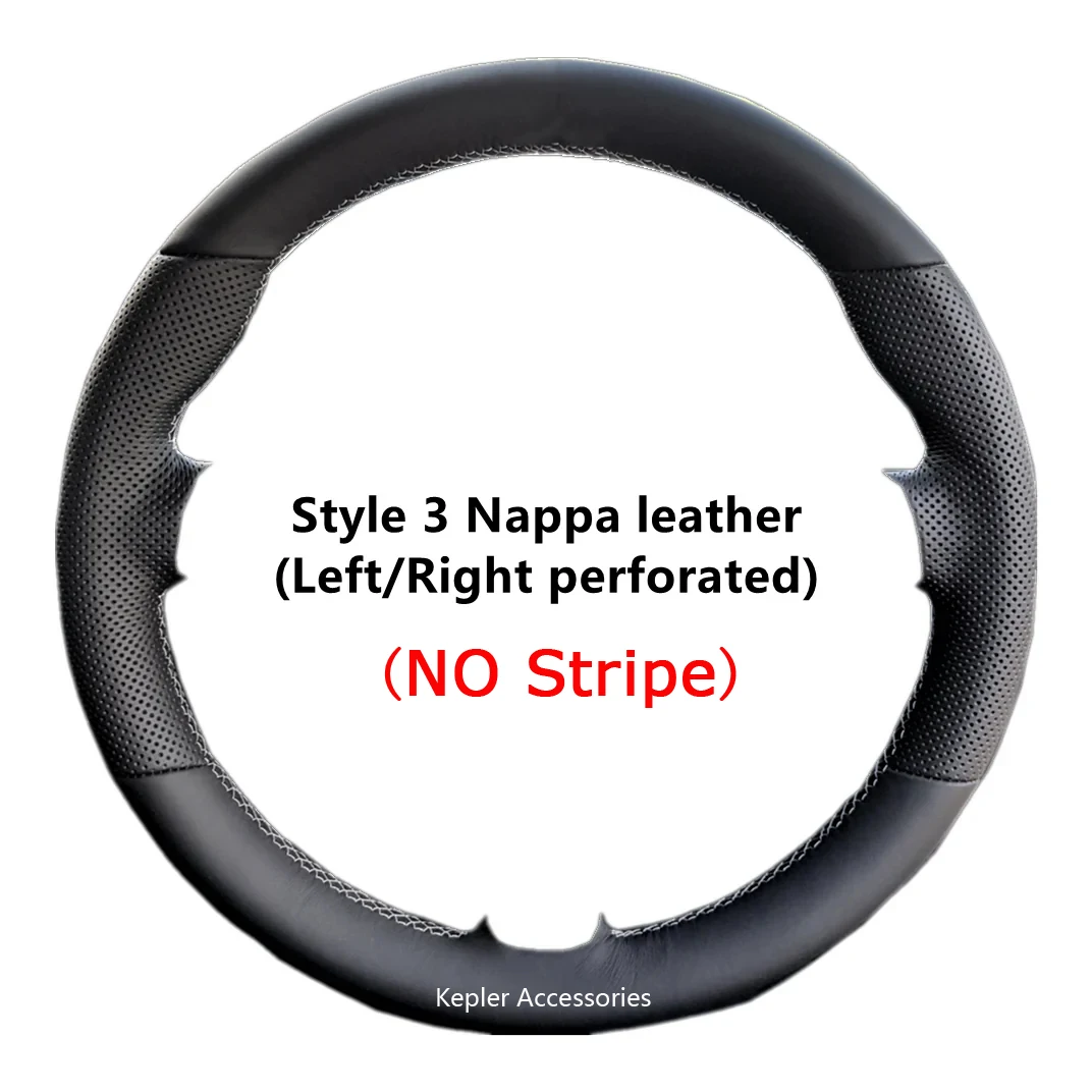 Genuine Leather Yellow Thread Steering Wheel Cover for Alcantera Car Accessories for Land Rover RANGE ROVER VELAP EVOQUE 4