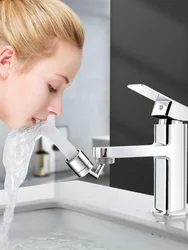 1Pc Stainless Steel Faucet Extender, Modern 360 Degree Swivel Multi-function Splash Proof Faucet Extension For Home