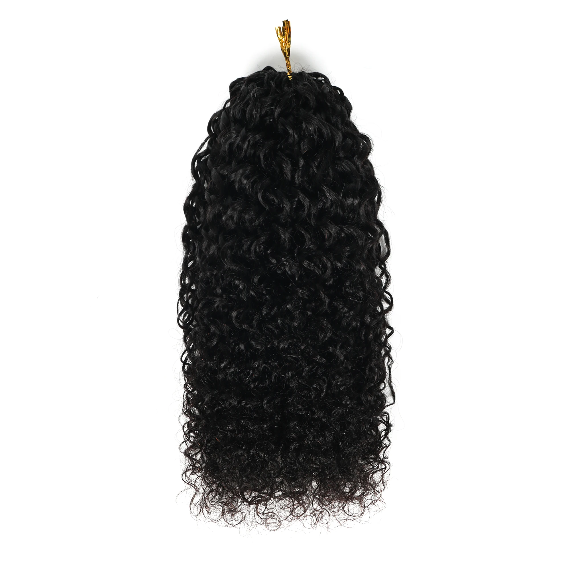 100% Human Hair Crochet Hair 100g Pre Separated Pixie Curly Crochet Hair Knotless Invisible Knots Extensions for Women