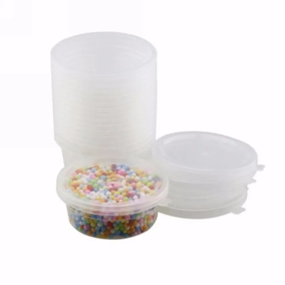 2023 12 Pc Slime Storage Containers Foam Ball Storage Cups Containers With Lids  kitchen storage  Plastic Containers Organizer