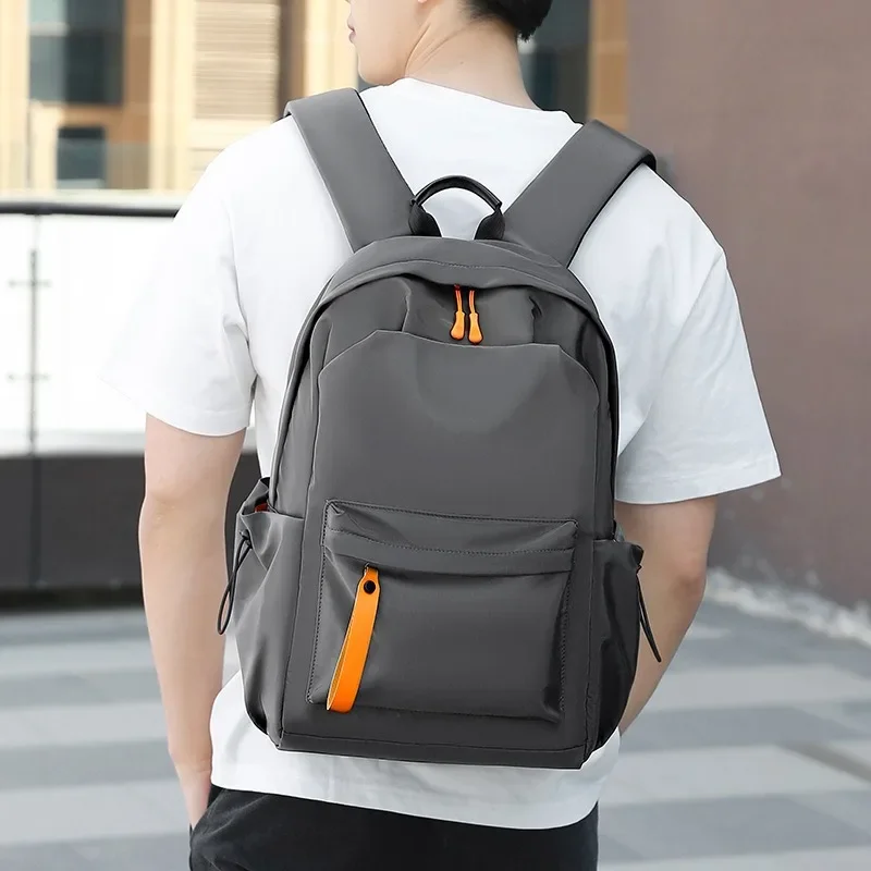 

New Waterproof Oxford Cloth Large Capacity Backpack for Men Stylish Casual Outdoor Travel Rucksack Student School Bag