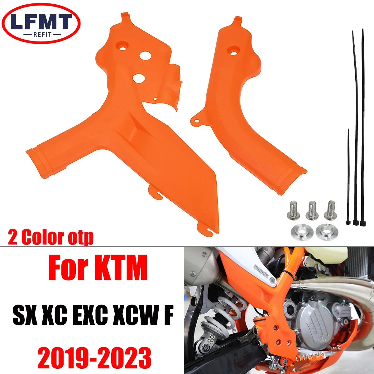 

For KTM 125 200 250 300 350 400 450 SX SXF EXC EXCFXC XCF XCW XCFW Motorcycle Frame Guards Covers Protectors 2020-2021 2023