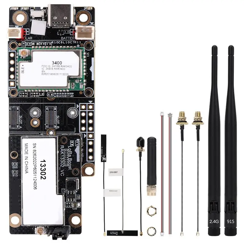 

Комплект SQPP-Wismesh 1W Booster Meshtastic: Мощный Meshtastic с NRF52840, SX1262, SKY66122 PA для Mesh US915