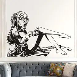 Sword Art Online Wall Decal Anime Yuuki Asuna Cartoon Car Sticker Vinyl