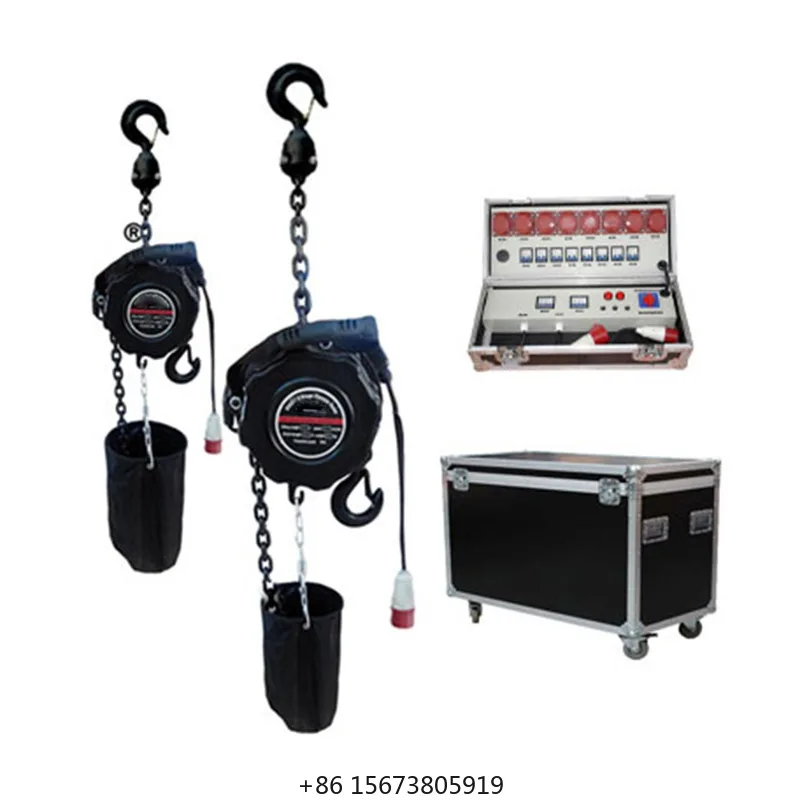 China Factory Price 0.5 Ton  18 m Flight case Electric Mode Motor Swing Stage Hoist