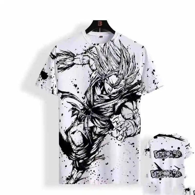 Dragon Ball japonais Anime Super Saiya Goku chemise pour hommes 5XL t-shirt T-shirts Y2k tendance vêtements surdimensionné Vegeta hommes vêtements