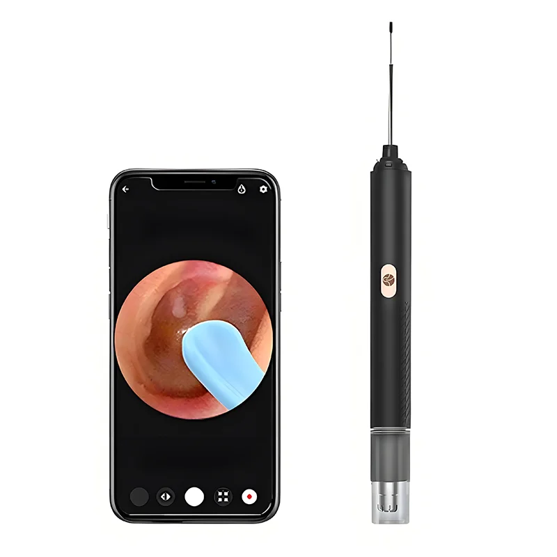 

Визуальный очиститель ушей, эндоскопическая камера со светодиодной подсветкой, водонепроницаемый безопасный инструмент для удаления ушной серы, перезаряжаемый умный дизайн, 6 светодиодов