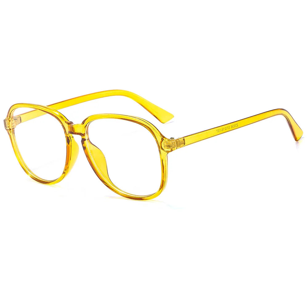 Clearance Sale Transparent Yellow  Glasses Optical Glasses Frames For Women  Men Eyeglasses Eyewear Frame Spectacle