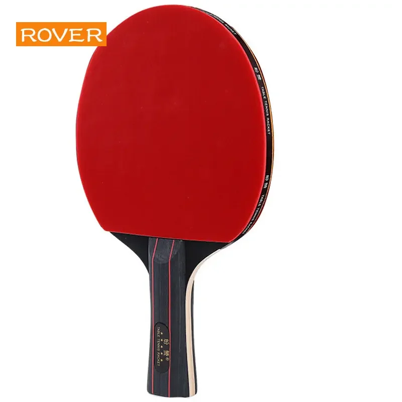 Raquette de tennis de table 4 étoiles pour enfants, ensemble d\'entraînement de ping-pong, batte de lame en caoutchouc, pagaie de tennis de haute