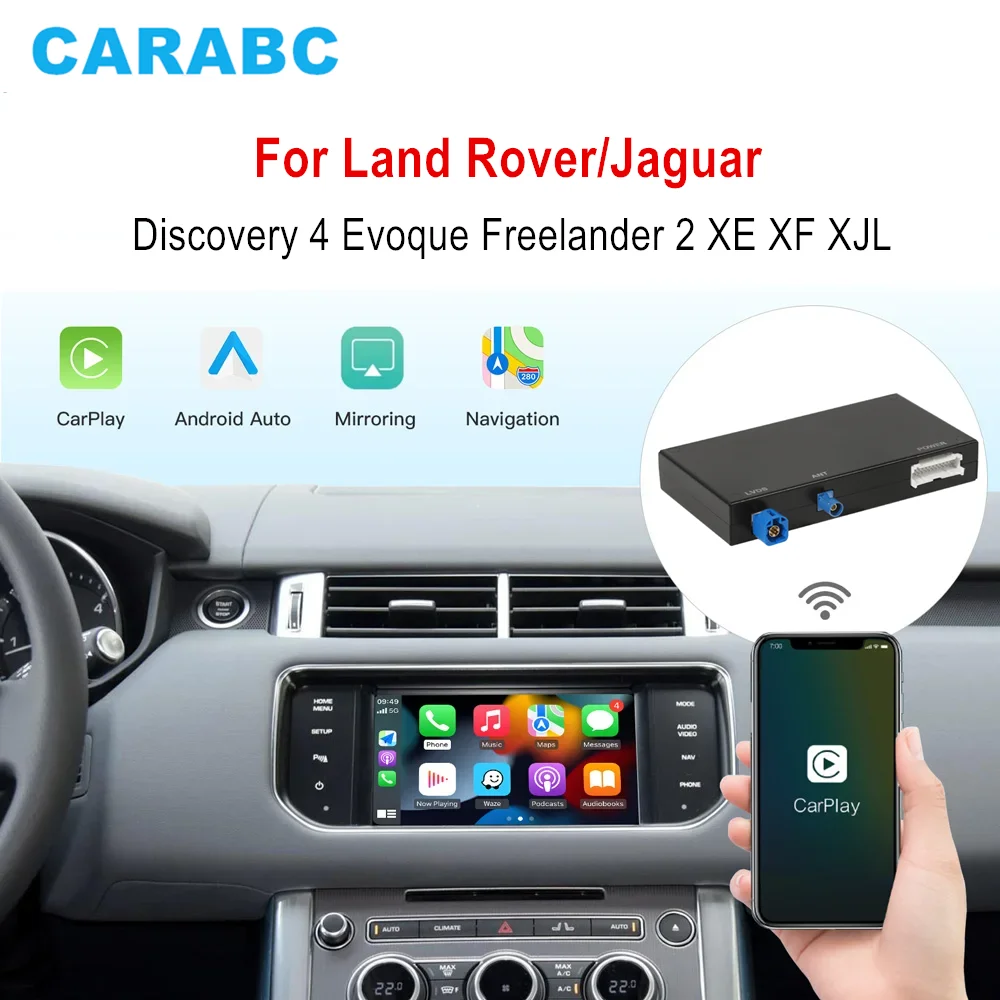For Land Rover Jaguar Bosch Discovery 4 Evoque Freelander 2 XE XF XJL Mirroring Airplay Wireless Carplay Android Auto