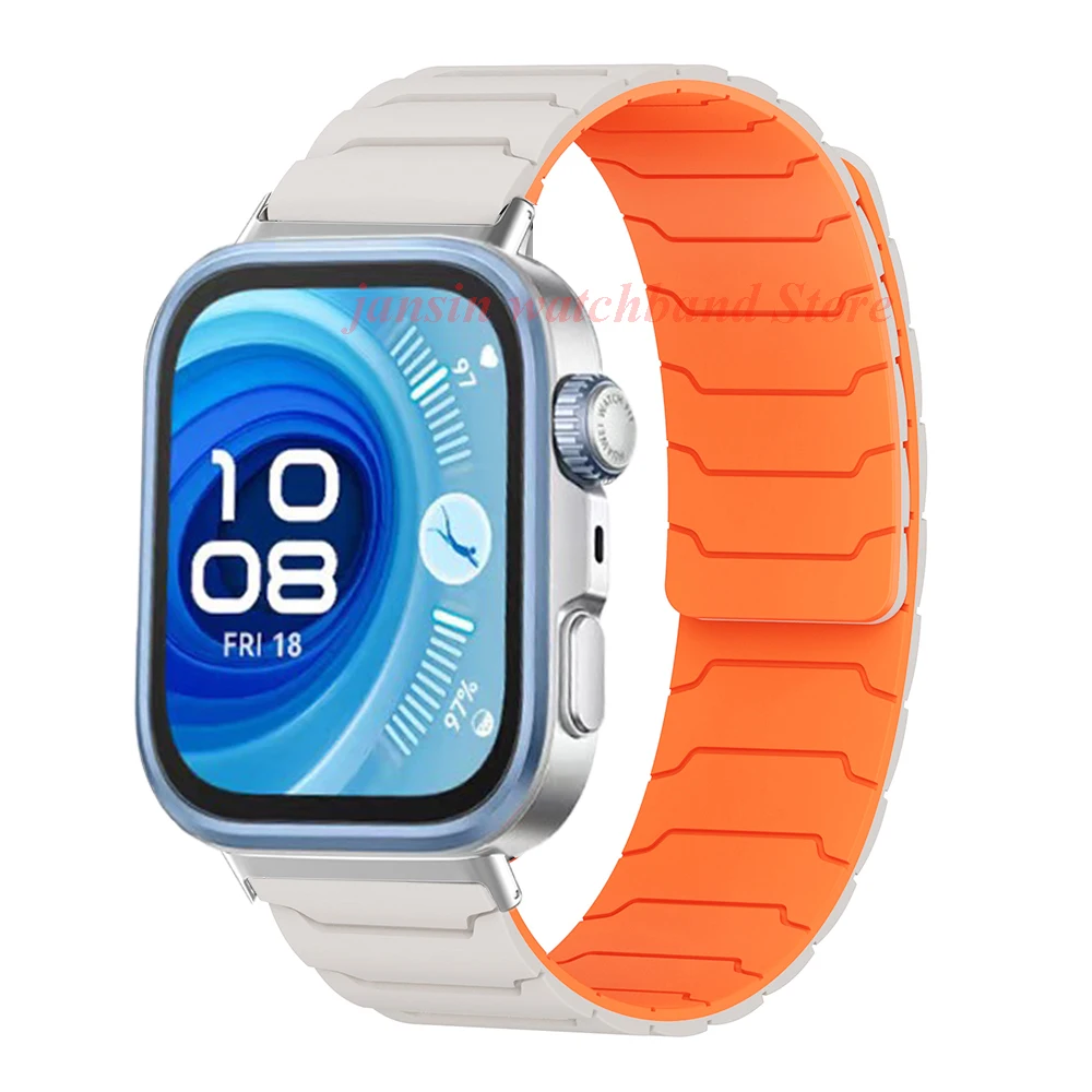 Магнитный ремешок для Huawei Watch Fit 4 Pro 3, сменный ремешок для часов, спортивный силиконовый ремешок-петля для Huawei Fit3 Fit4 Fit4Pro Correa