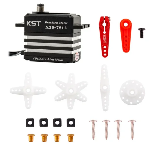 X20-7512 Brushless High Power Servo 82Kgf.cm 0.11sec for Large Scale RC Model Industrial demanding tasks