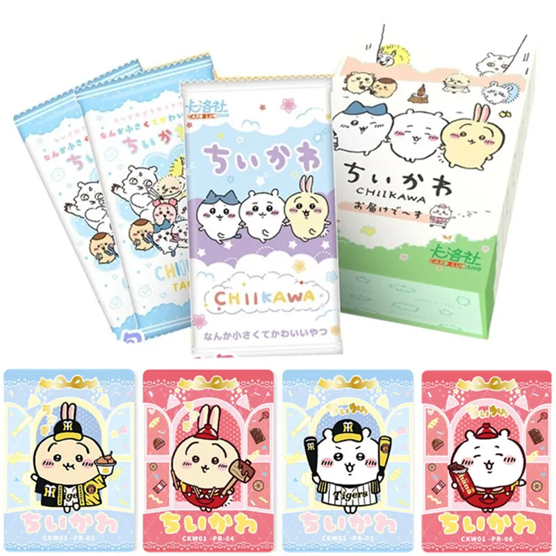 

2024 New Chiikawa Card Cute and Fun New Year's Eve Trading Collectible Card Anime Game Card Toy Children's Christmas Gift