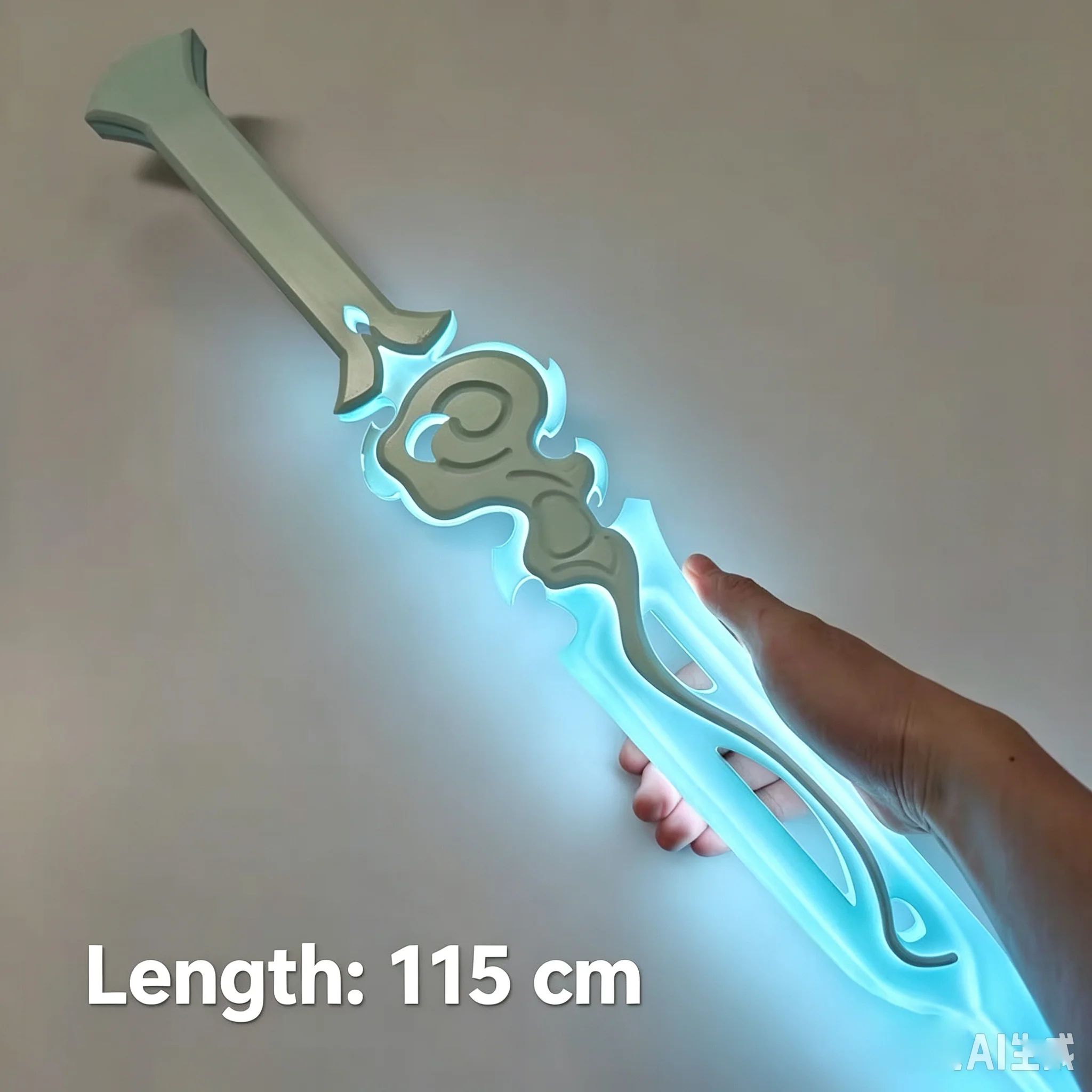 Qingxiao Cos Luminous Sword Weapons Game Wuthering Waves Cosplay Prop Halloween Christmas Fancy Party Costume Accessories