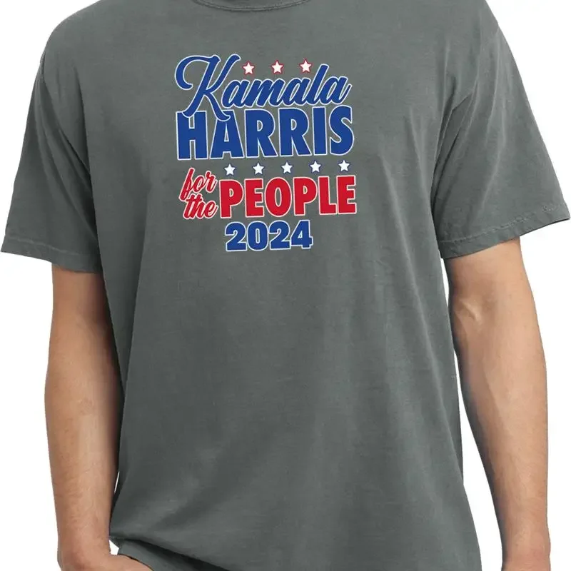 Kamala Harris For The People Pigment Dyed T Shirt
