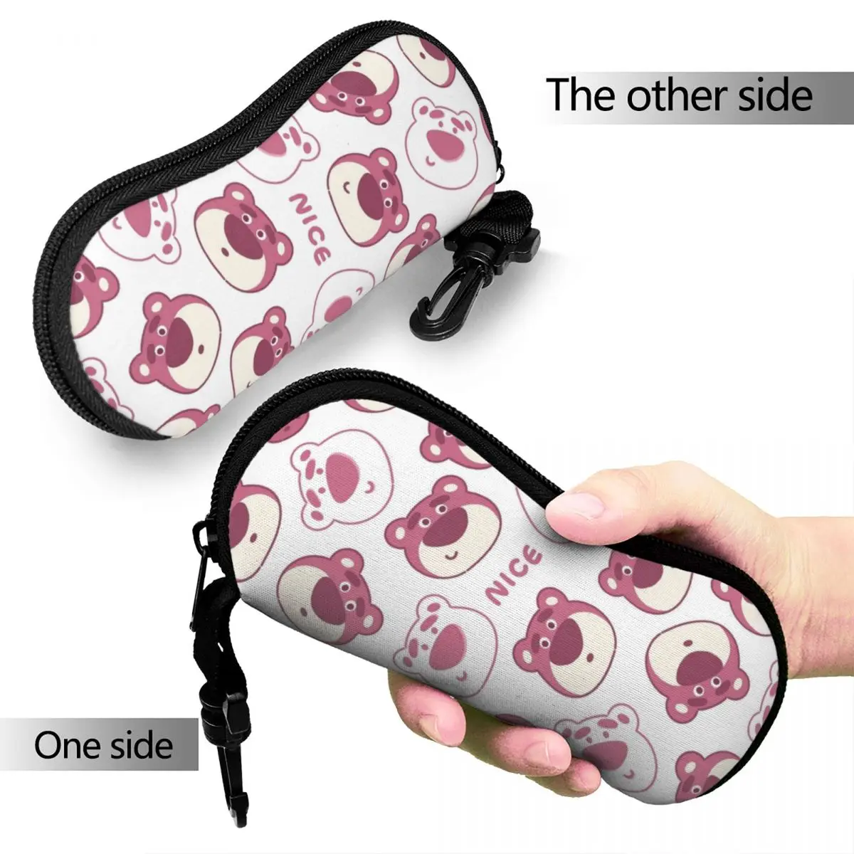 Funny Lotso Toy Glasses Case Portable Cartoon Eyewear Box Print Glasses Box