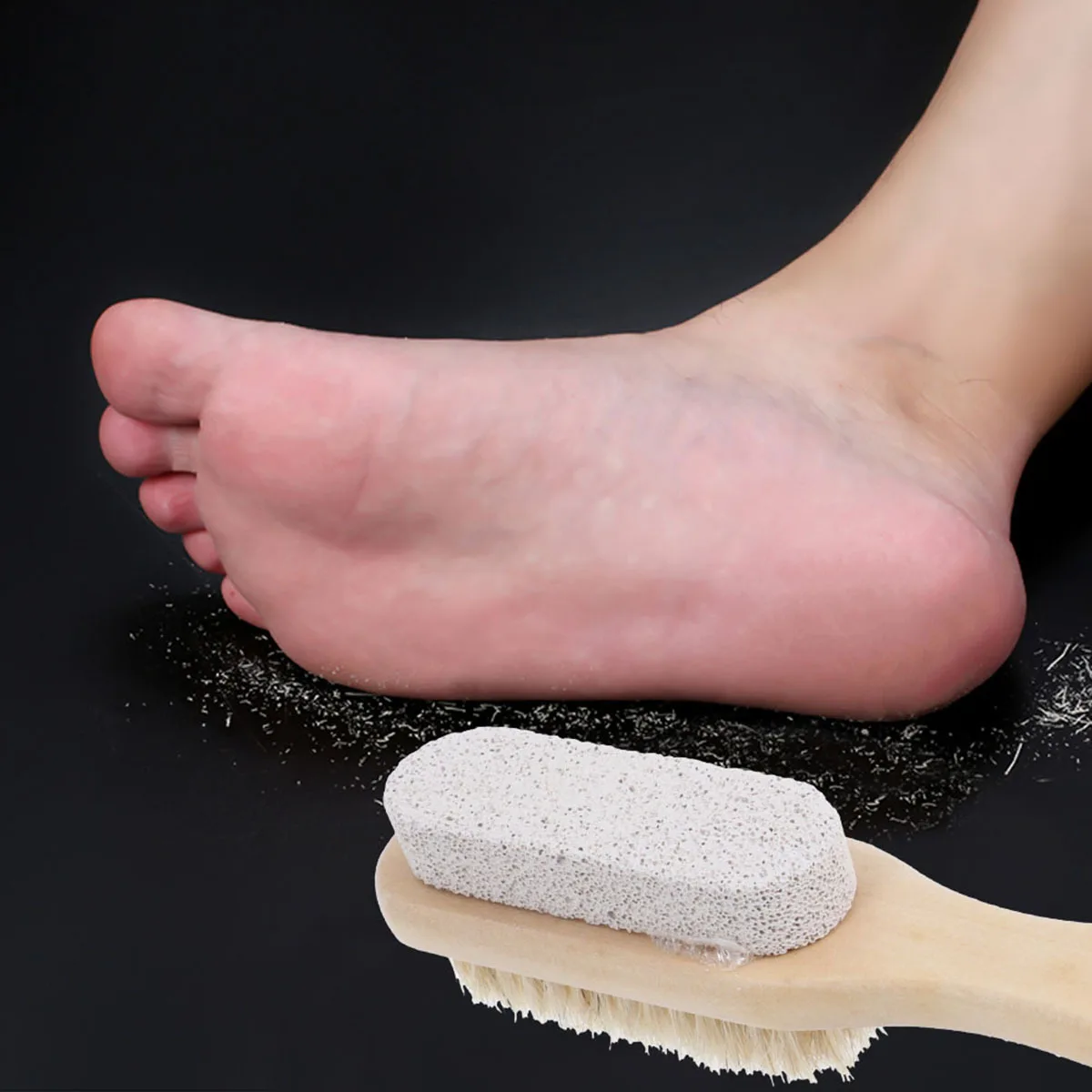 Double Side Pedicure Bestand Eelt Remover Voor Voeten Dode Huid Peeling Voetverzorging Tool Puimsteen Scrubber Nail Care Kit Voet