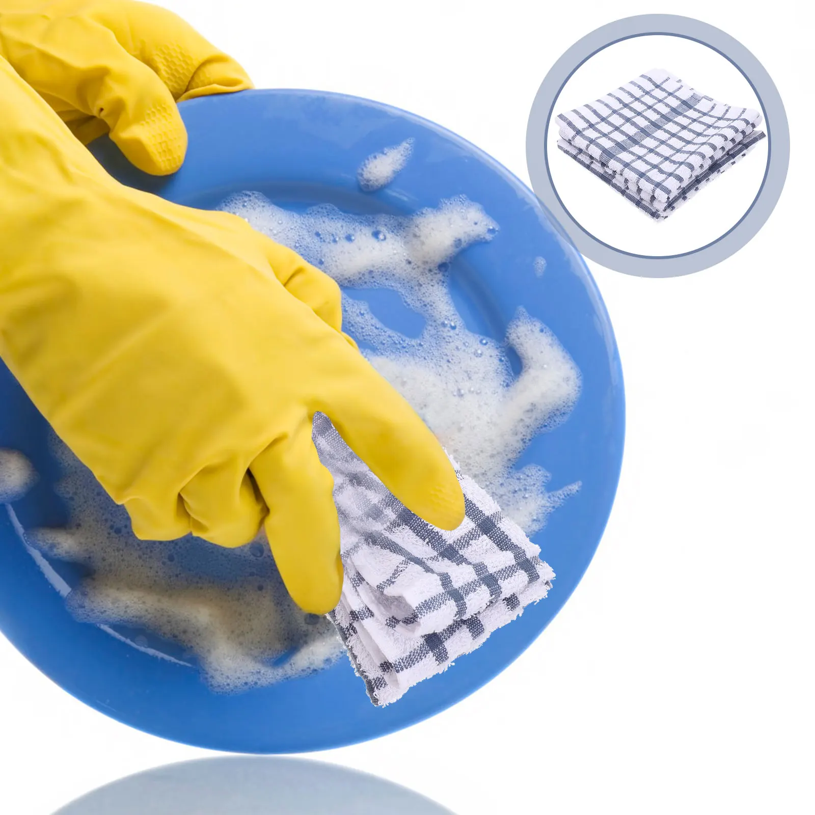 

3 Pcs Pure Cotton Towel Dishwashing Cloth Kitchen Towels Cloths for Dishes Dishcloths Tea Rag