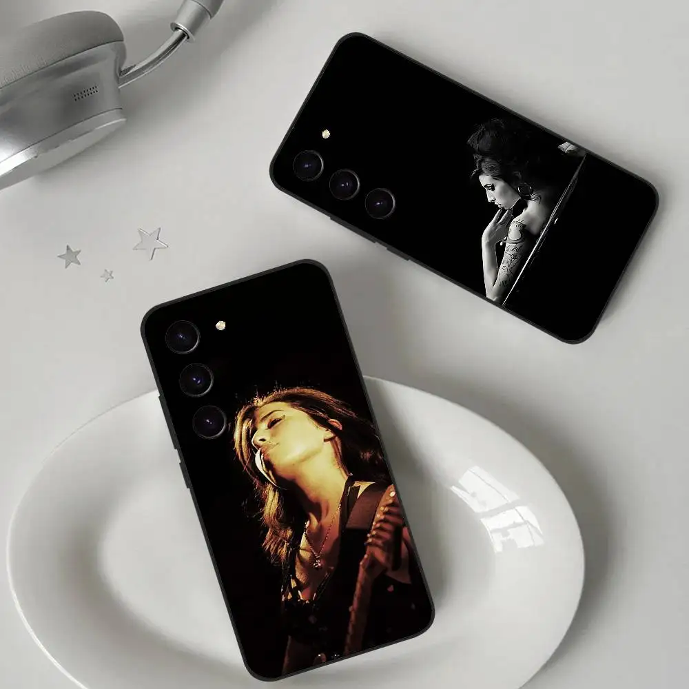 Amy Winehouse Singer Phone Case For Samsung Galaxy S21 S22 S23 S24ULTRA S25ULTRA FE Ultra Plus5G A52S S26 Soft Cover