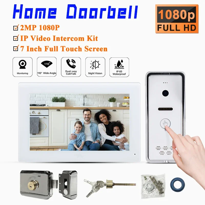 

Multi-apartments smart home Camera Doorbell IP Night Vision Tuya Smart App Support Building Video Door Phone Intercom System